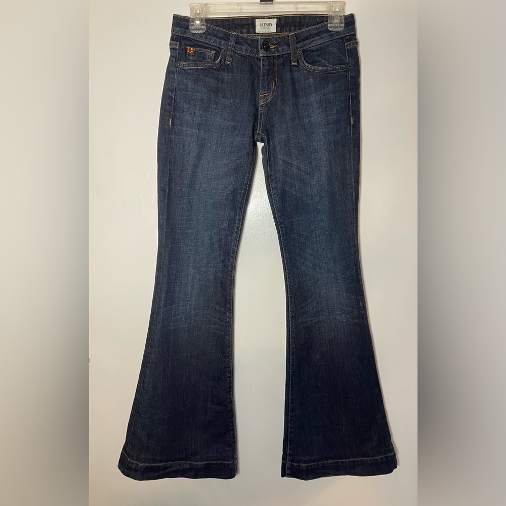Hudson Women's Dark Blue Flared Jeans 25